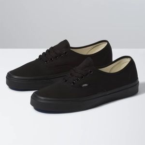 Vans Authentic Black/Black Worn Once